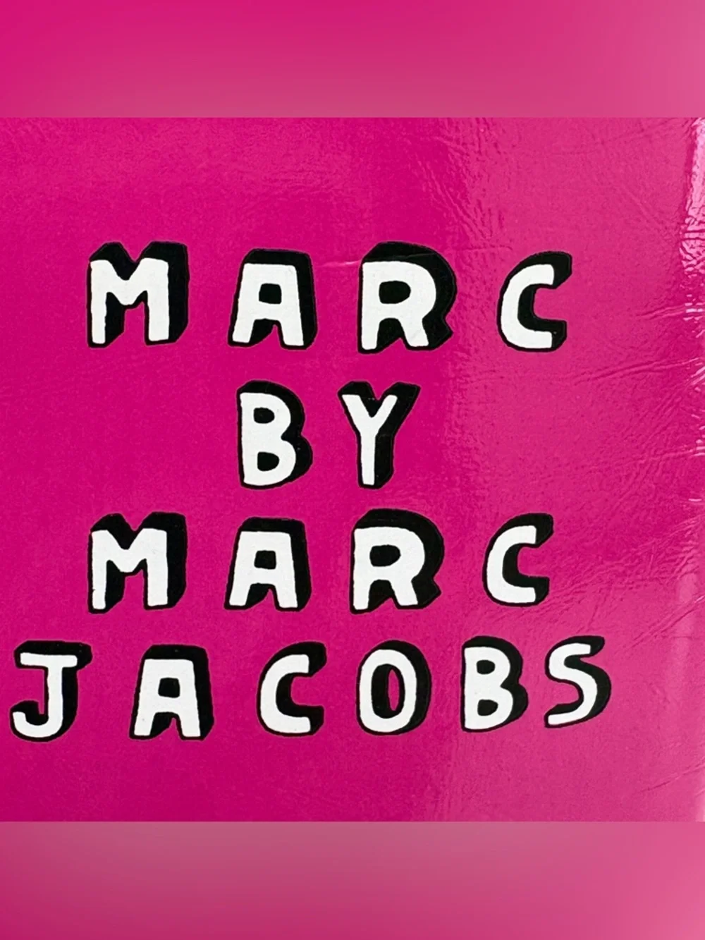 Marc Jacobs Vintage Pink Cat iPad Mac Tablet Sleeve Graphic Logo Padded Graffiti